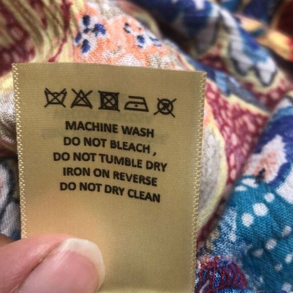 310. Andersen & Lauth by Anthropologie Floral Half Sleeve Kimono Cardigan One Si - Picture 6 of 6